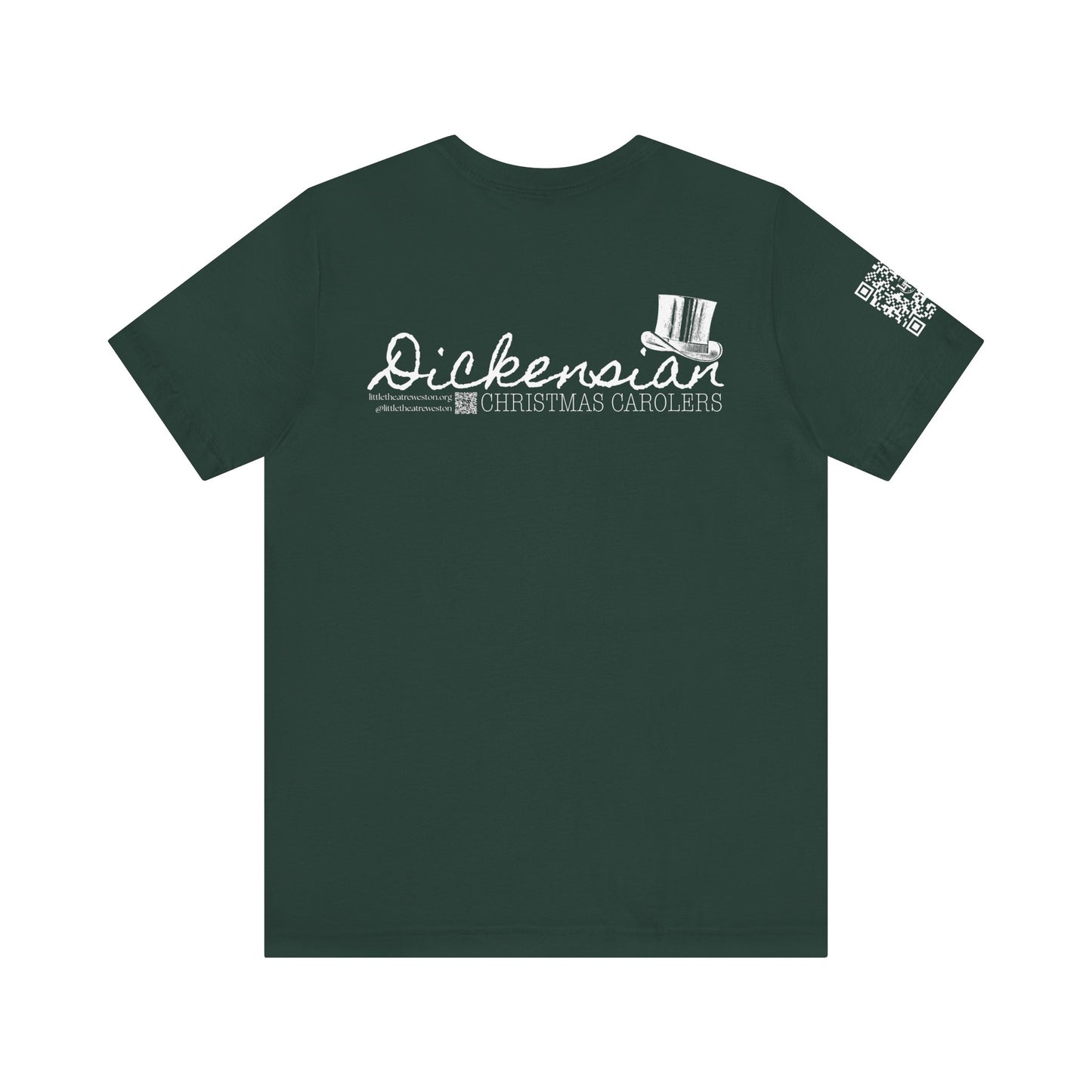 Dickensian Christmas Carolers Unisex Tee
