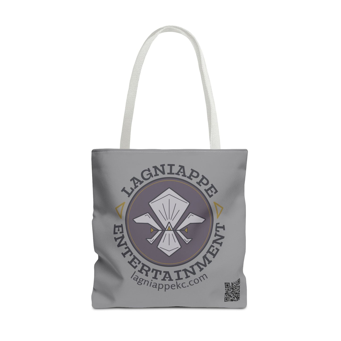 Lagniappe Entertainment Dark Color Logo Tote Bag