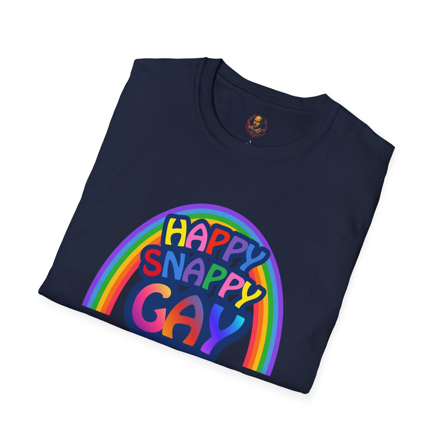 Happy Snappy Gay Rainbow Unisex Tee
