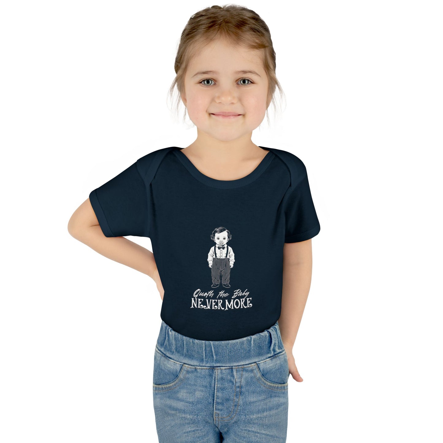 Little Edgar Words Infant Onesie