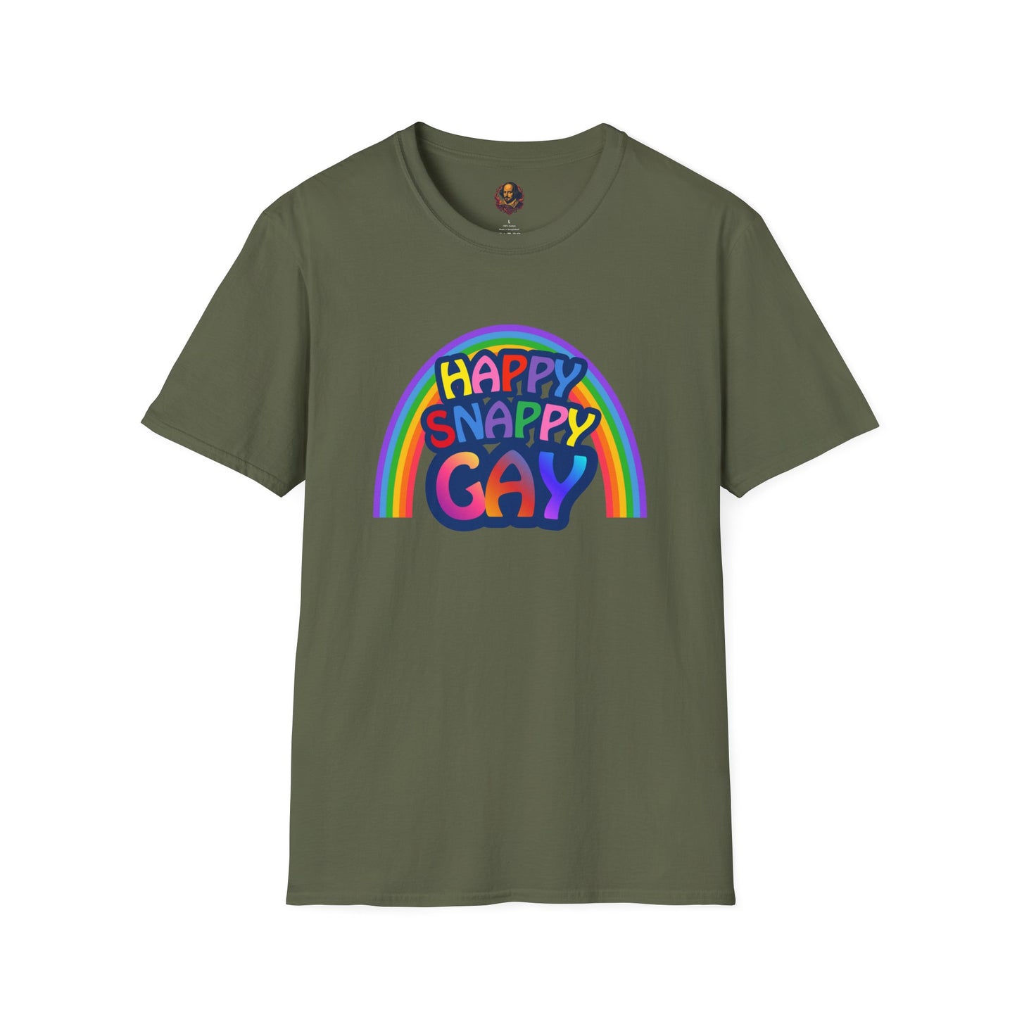 Happy Snappy Gay Rainbow Unisex Tee