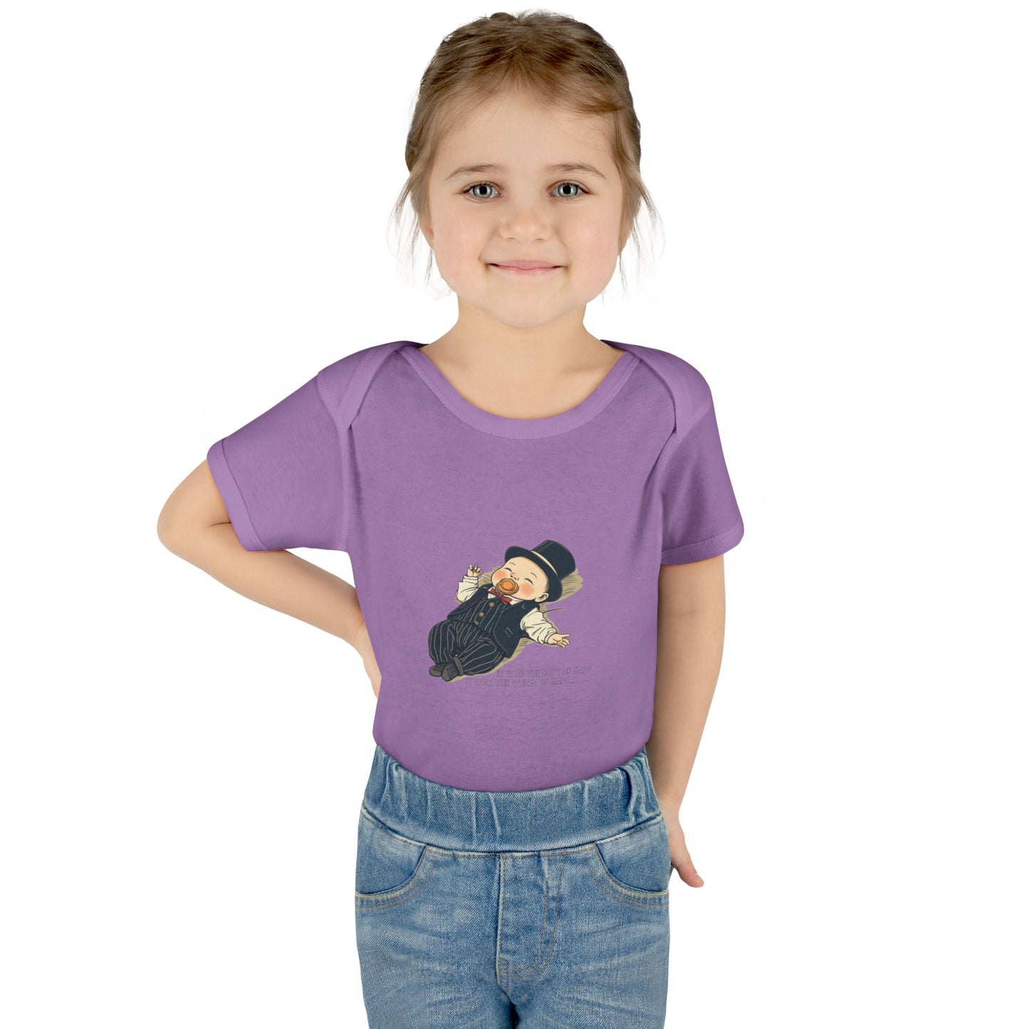 Little Dickens Words Infant Onesie