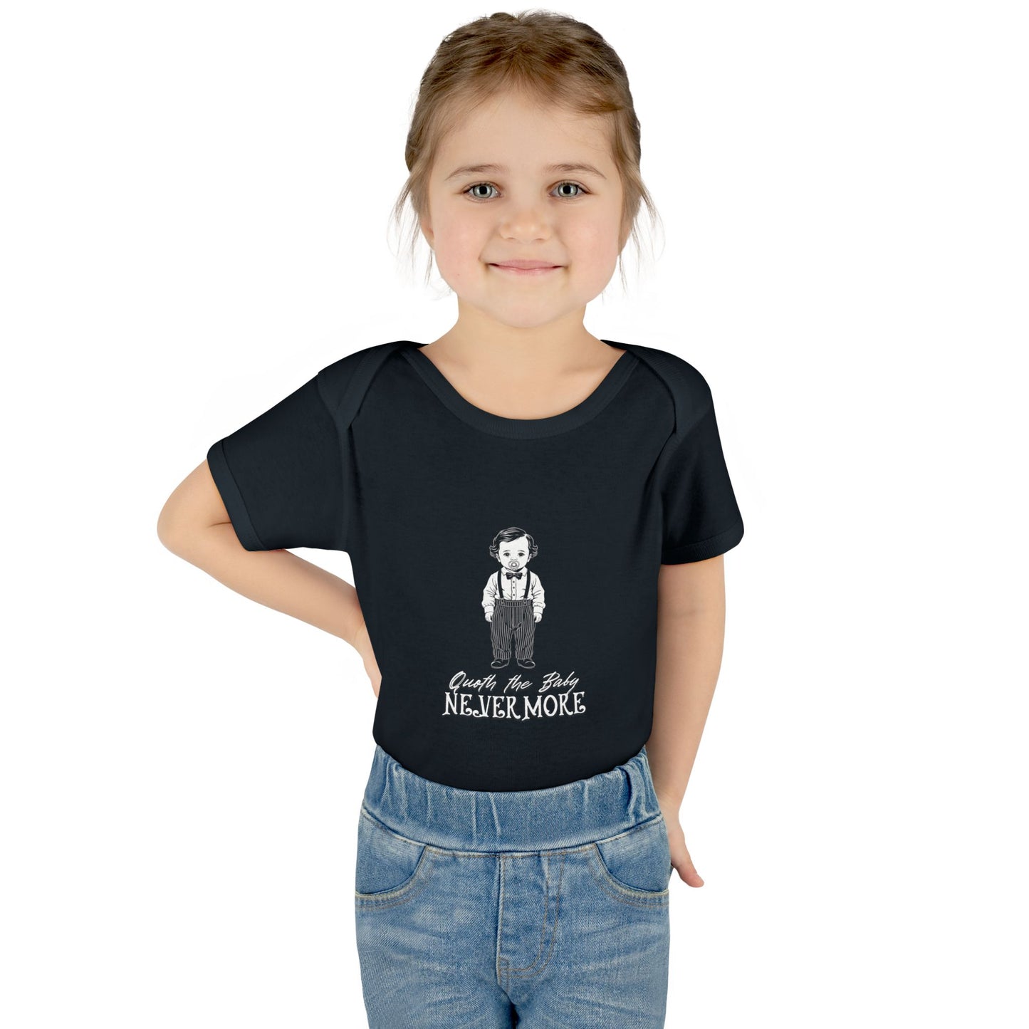Little Edgar Words Infant Onesie