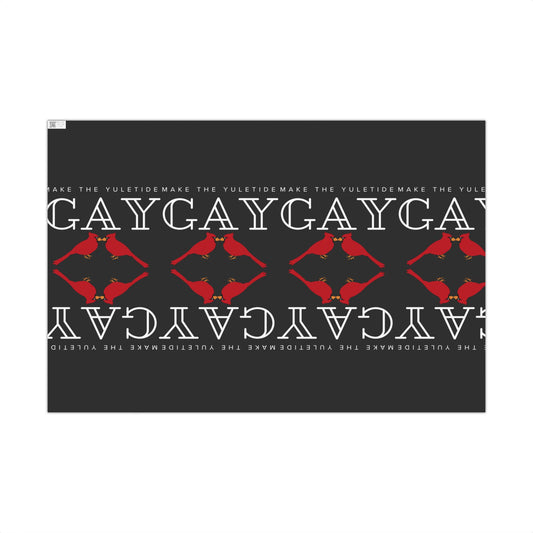 Make the Yuletide Gay Gift Wrap Paper