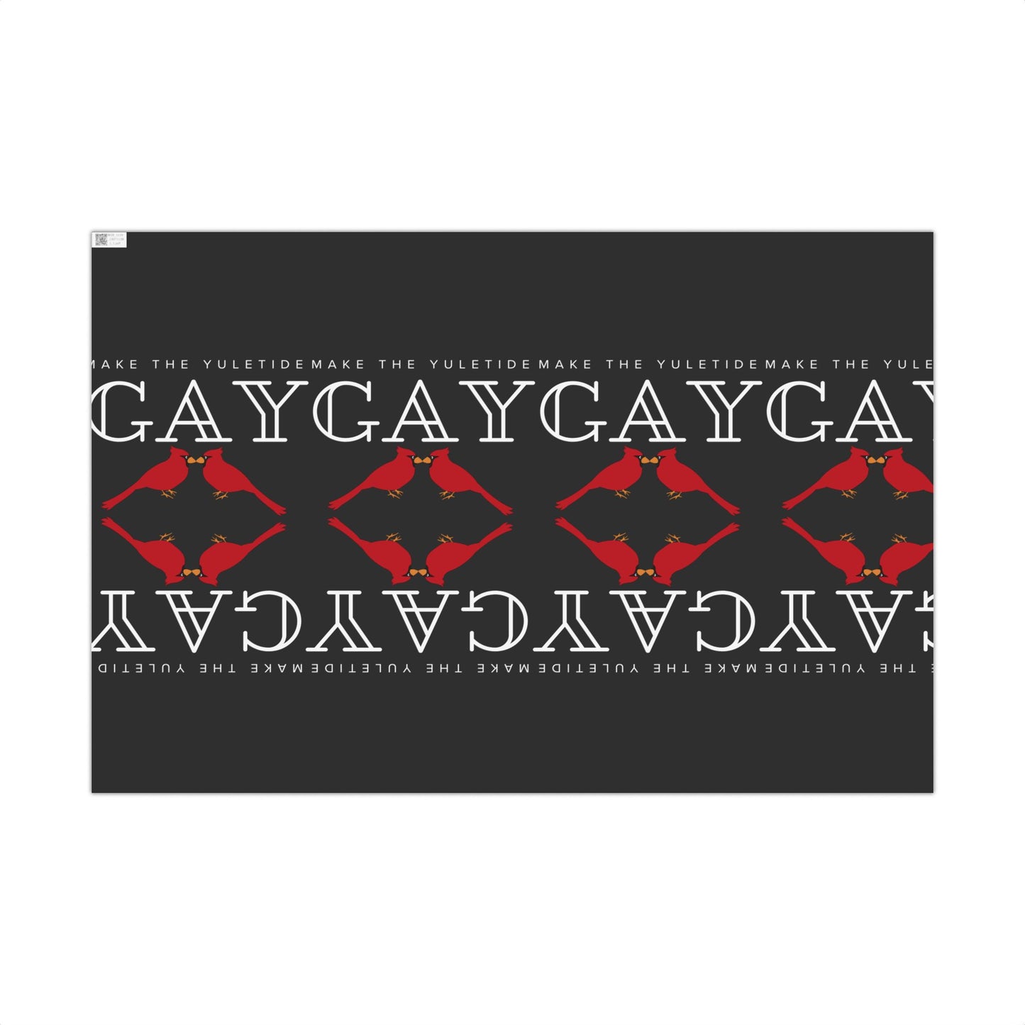 Make the Yuletide Gay Gift Wrap Paper