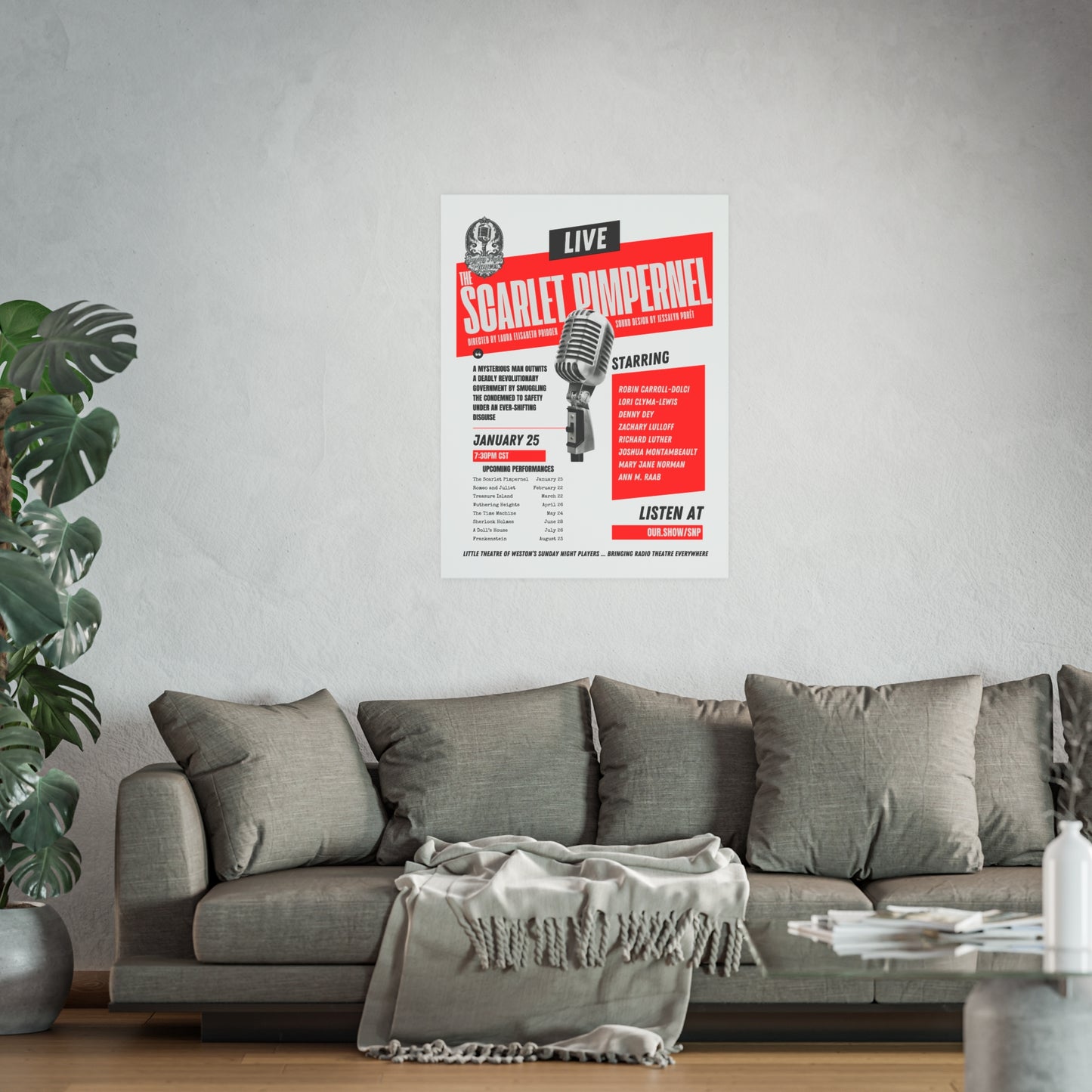 2026 SNP Scarlet Pimpernel Poster