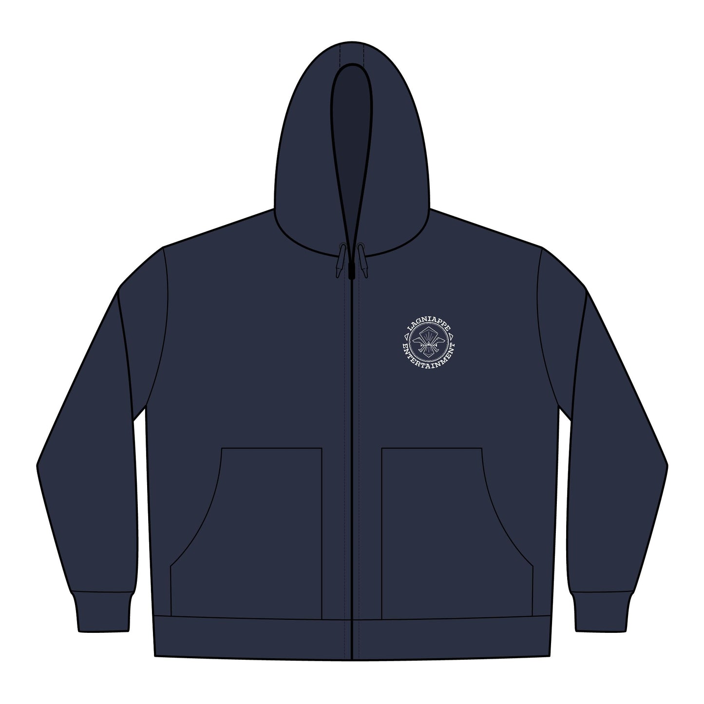 LE Embroidered Hooded Work Jacket