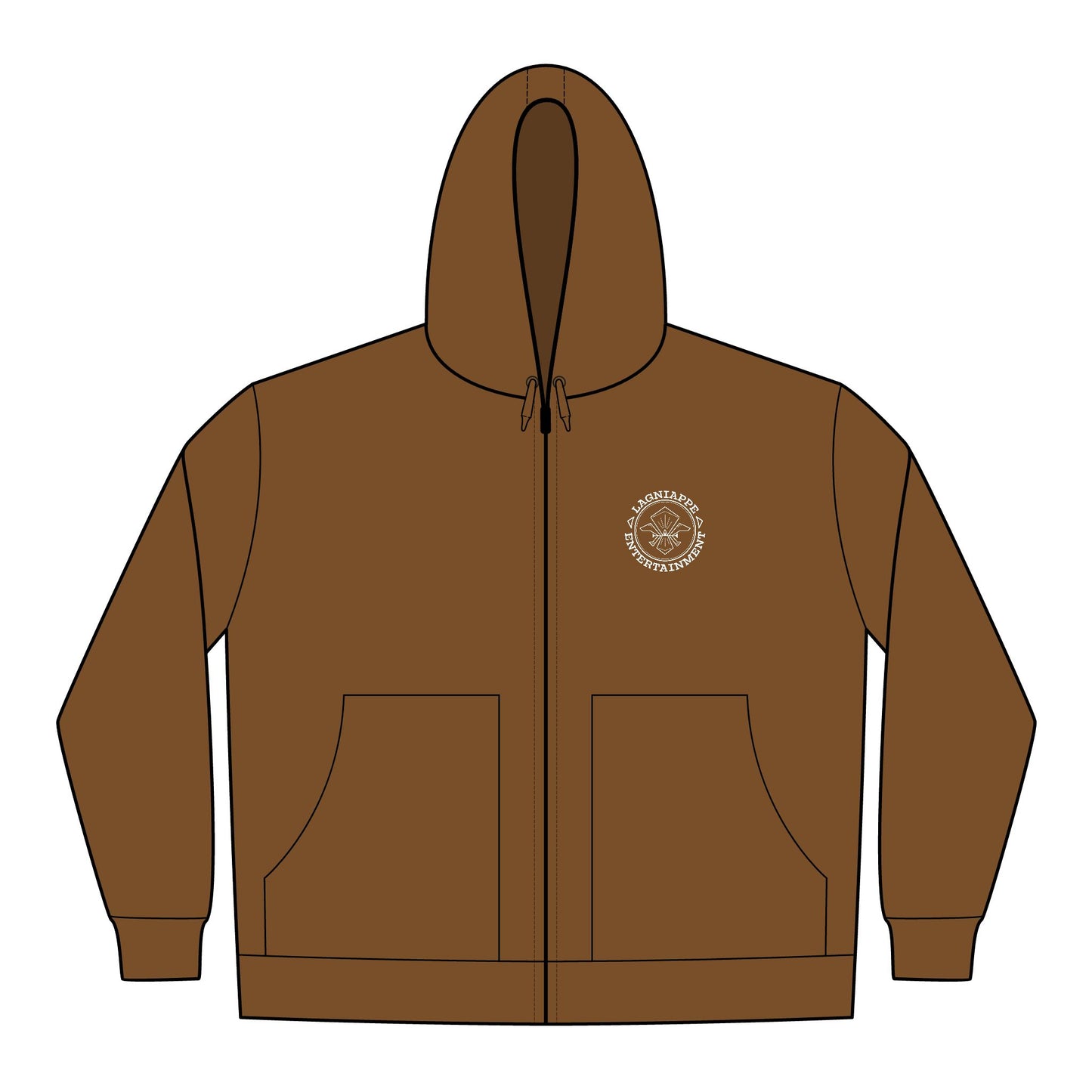 LE Embroidered Hooded Work Jacket