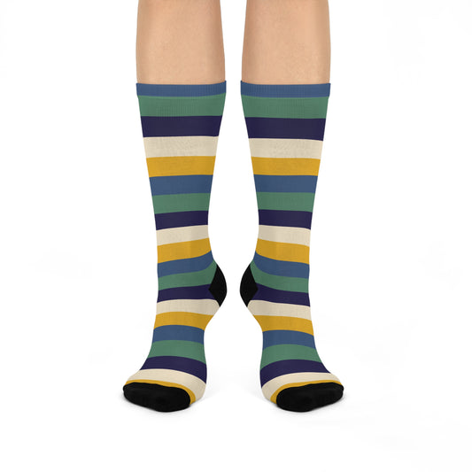 LTW Stripe Cushioned Crew Socks