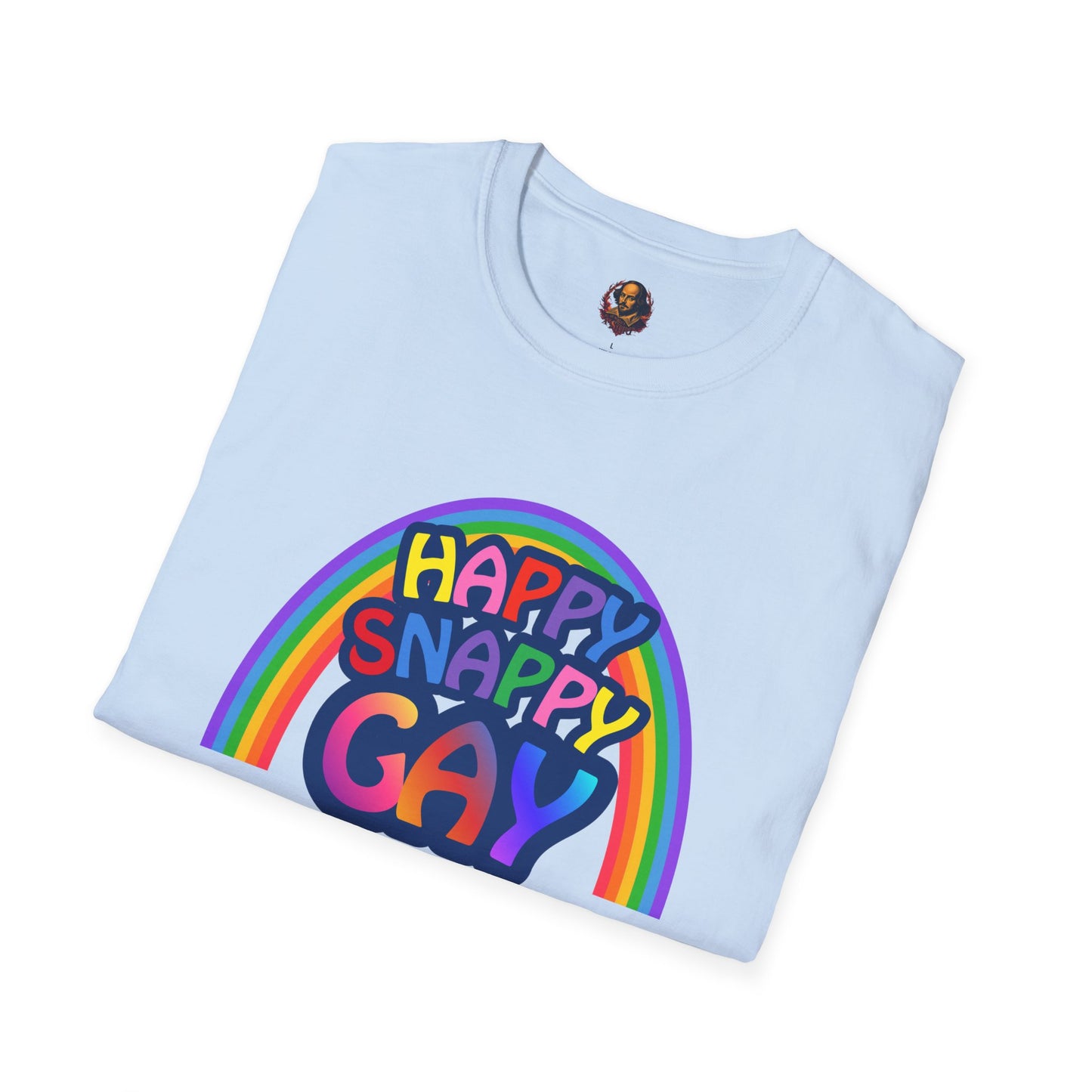 Happy Snappy Gay Rainbow Unisex Tee