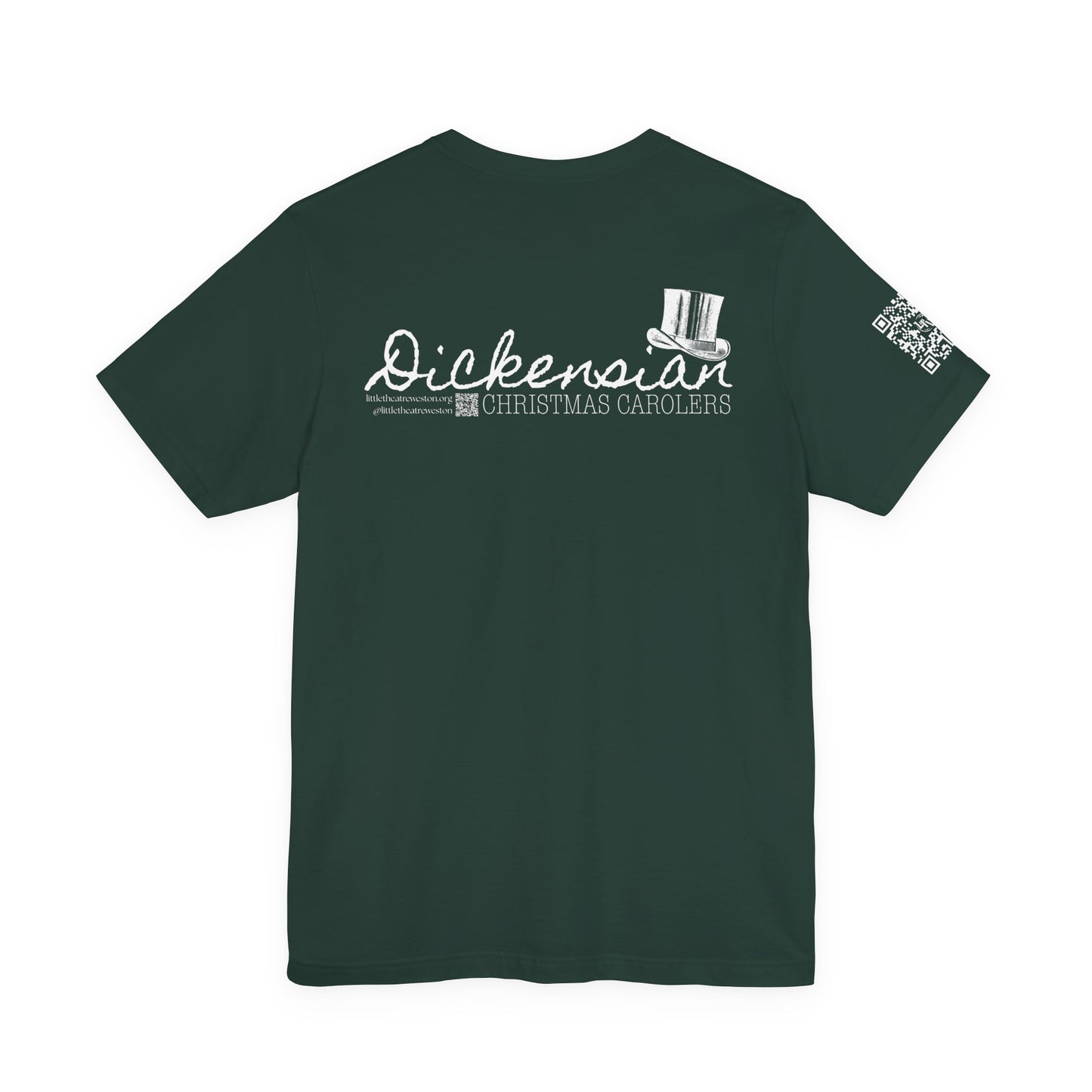 Dickensian Christmas Carolers Unisex Tee