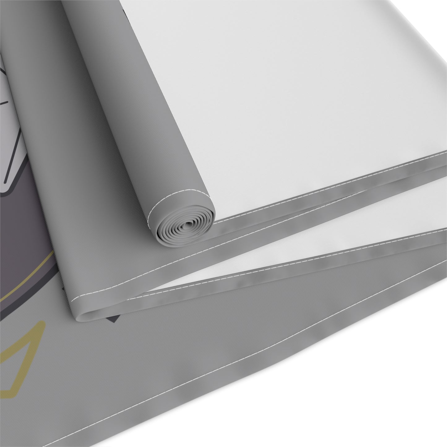 Lagniappe Entertainment Dark Color Logo Table Runner