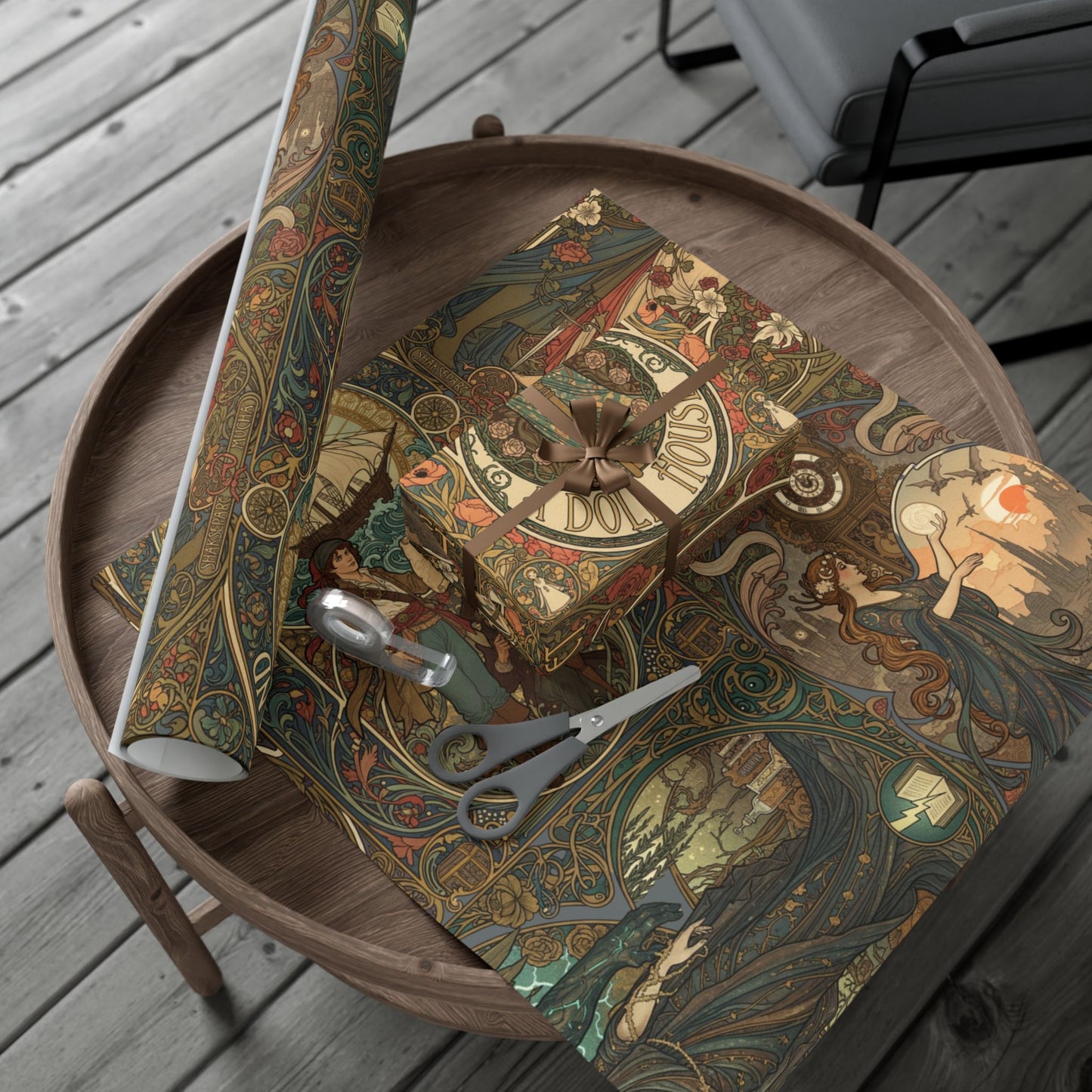 Art Nouveau Classics Gift Wrap Paper