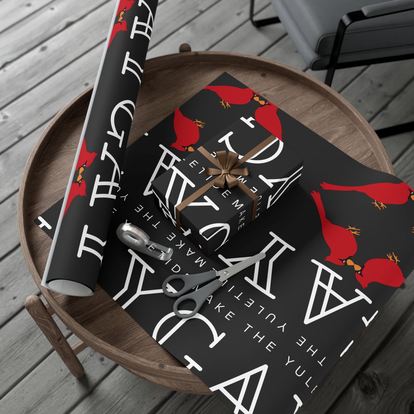 Make the Yuletide Gay Gift Wrap Paper