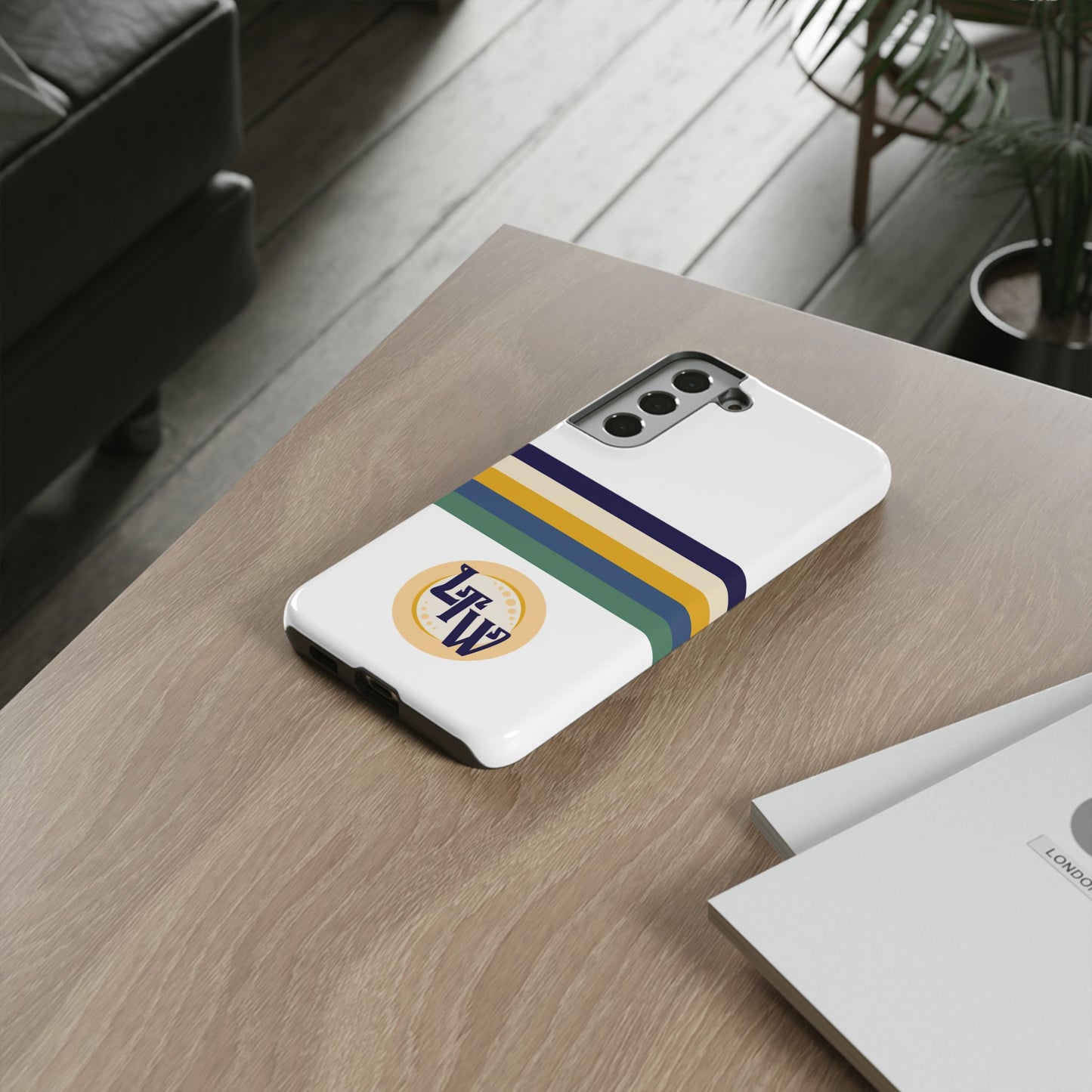 LTW Color Stripe and Monogram Tough Phone Case - Samsung