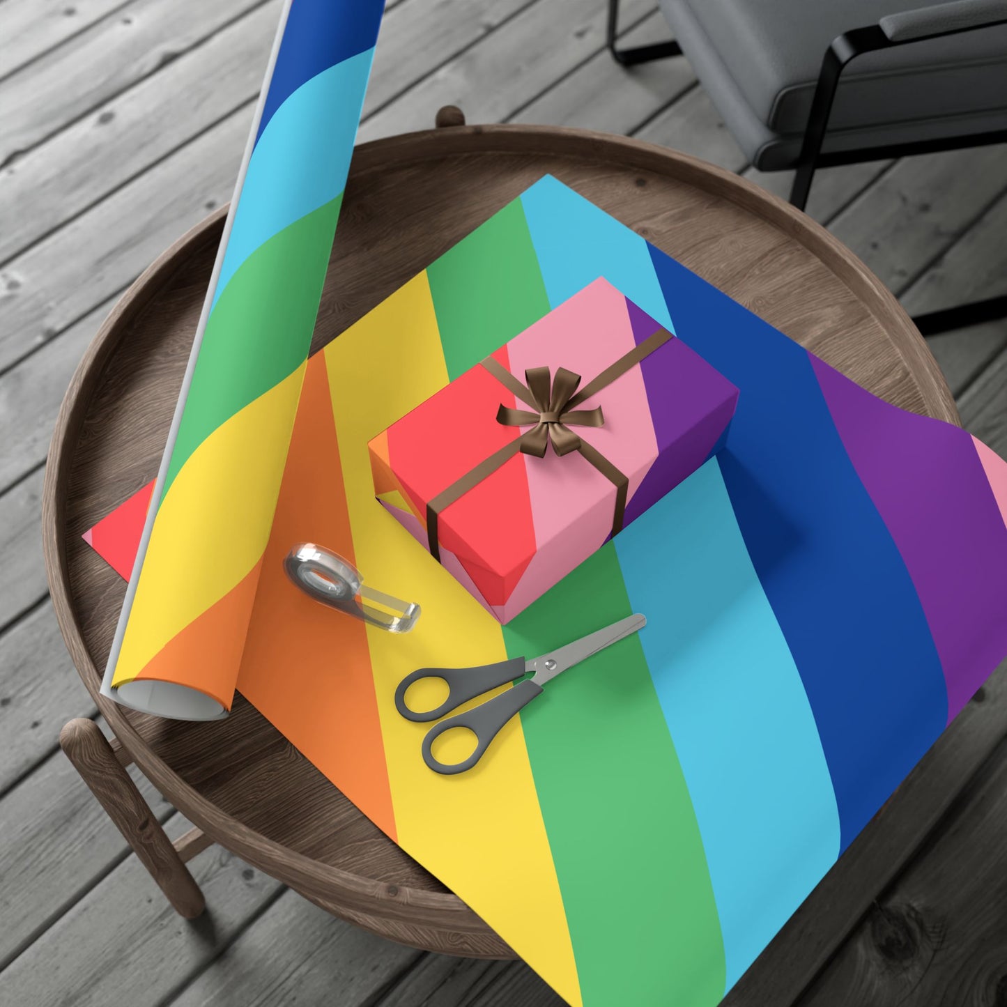 Rainbow Gift Wrap Paper