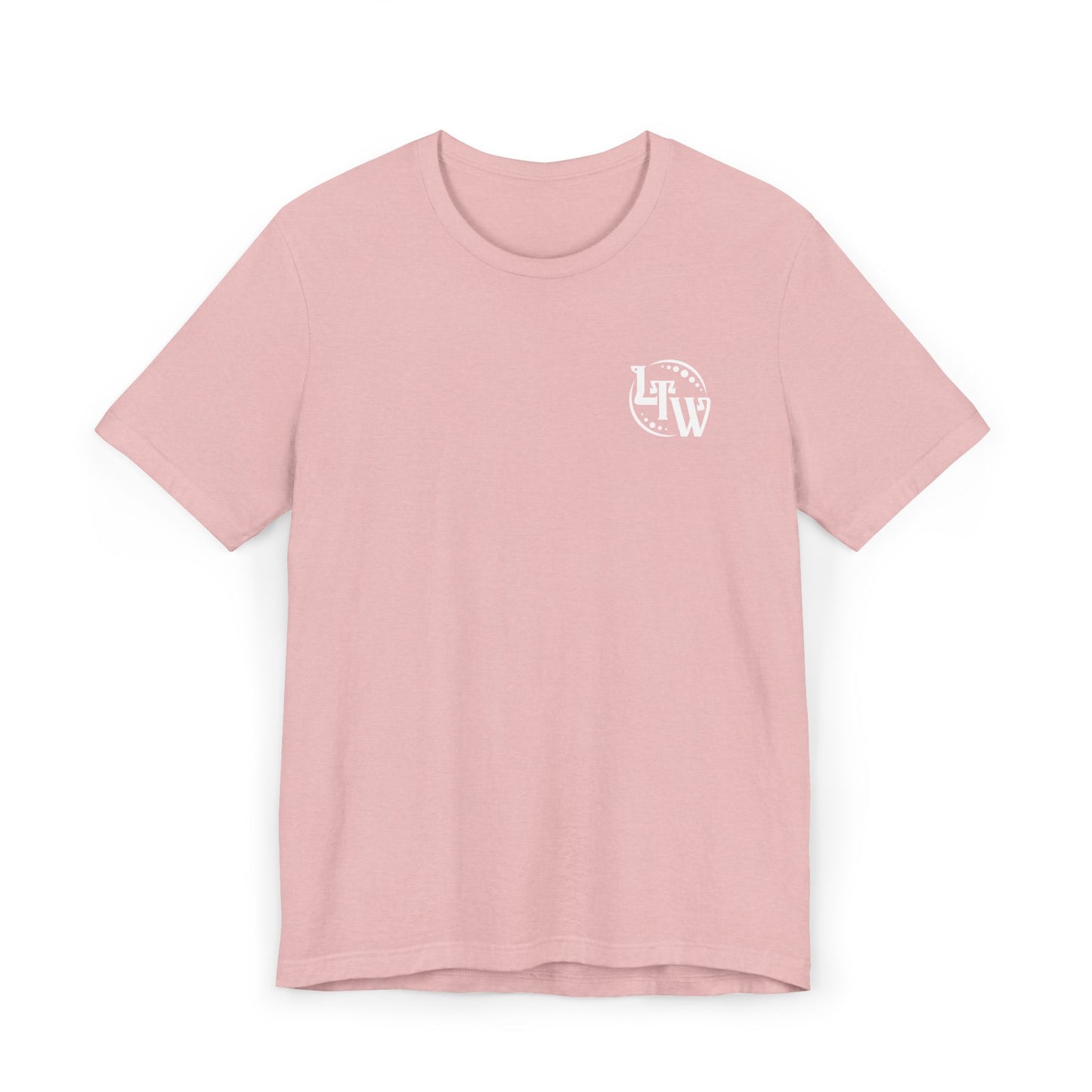 LTW White Monogram Unisex Jersey T-Shirt