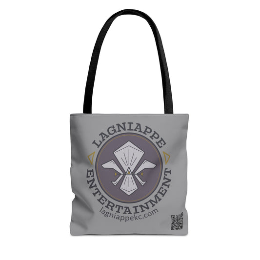 Lagniappe Entertainment Dark Color Logo Tote Bag