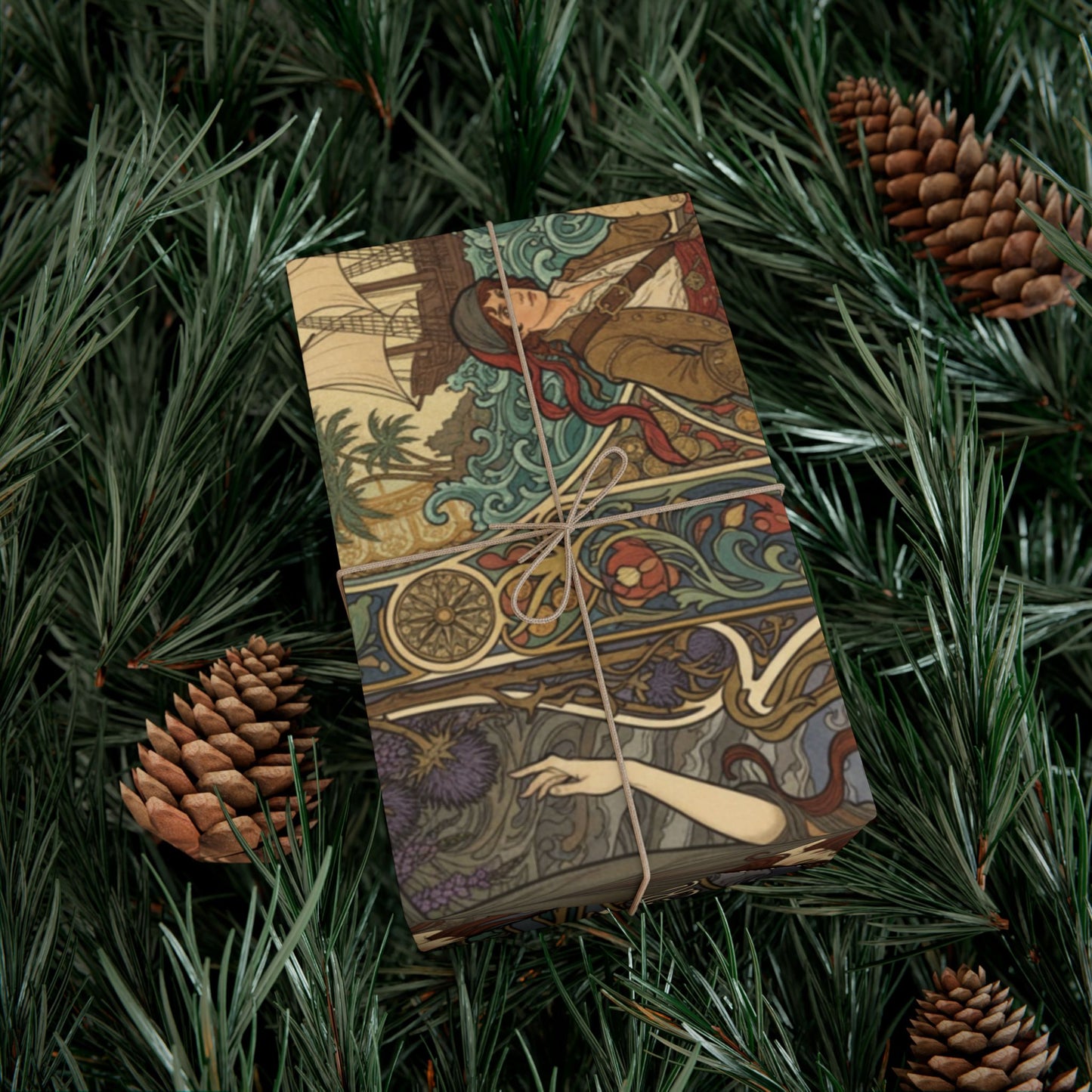 Art Nouveau Classics Gift Wrap Paper