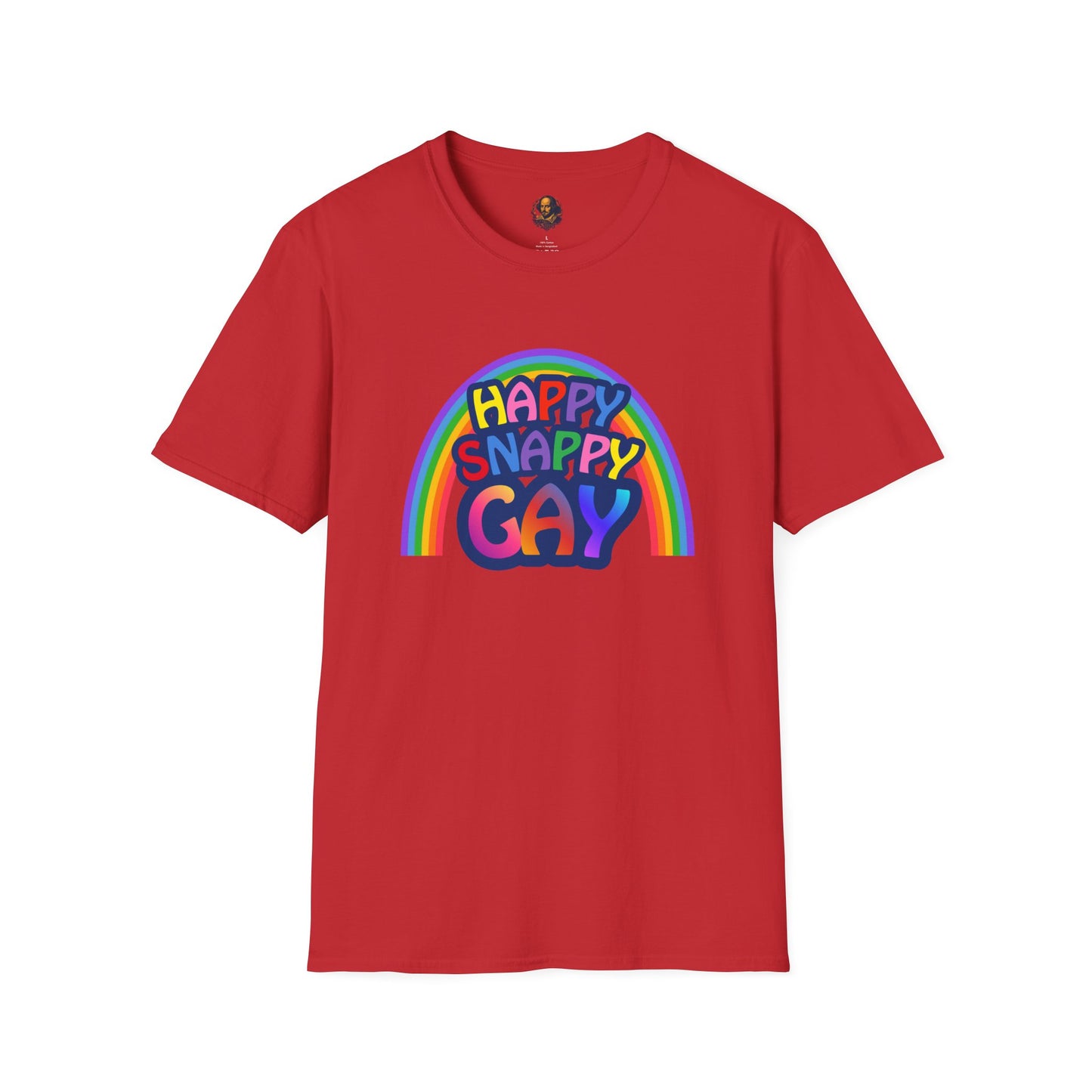 Happy Snappy Gay Rainbow Unisex Tee