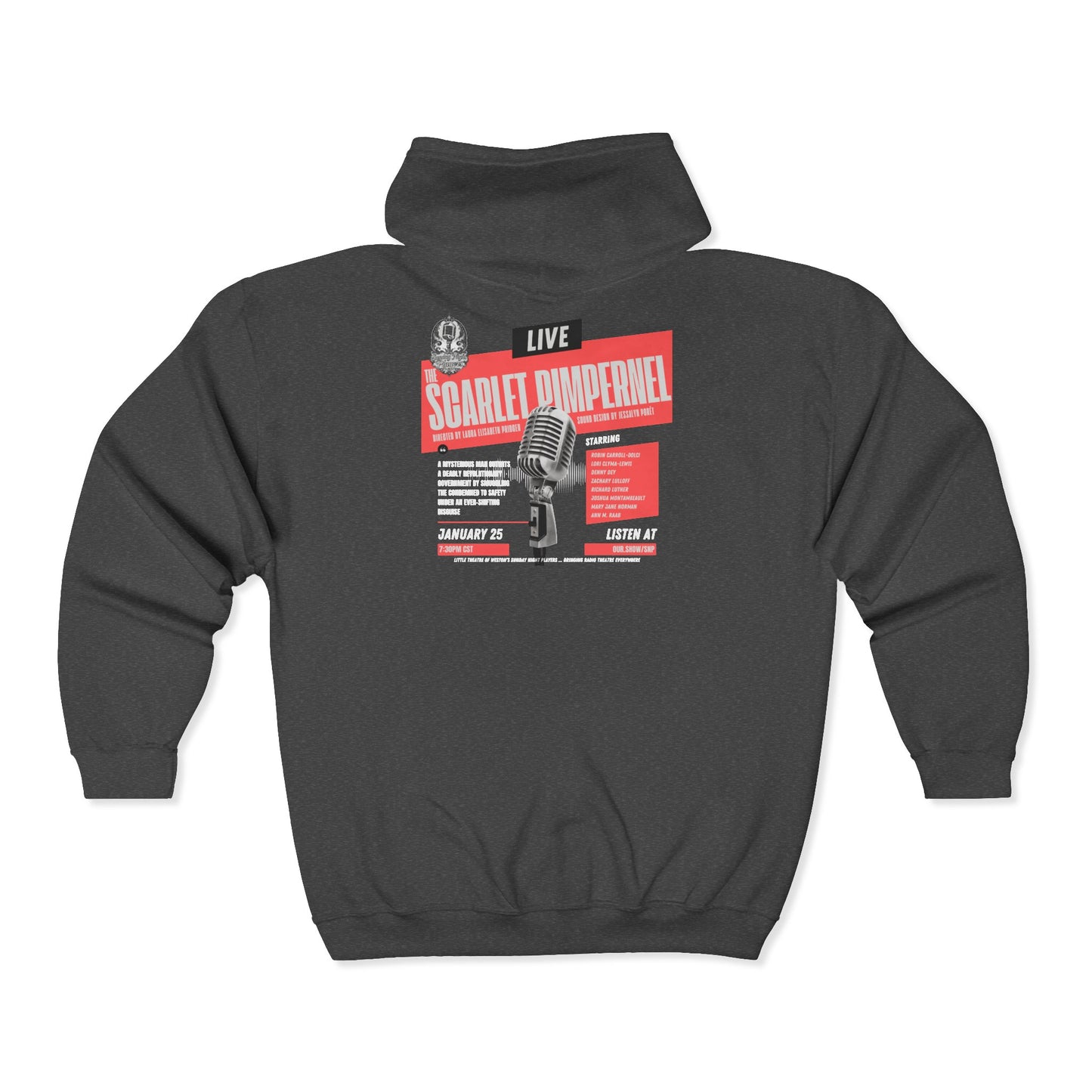 2026 SNP Scarlet Pimpernel Unisex Zipper Hoodie