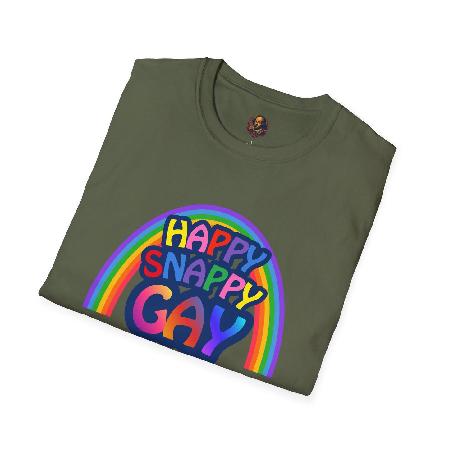 Happy Snappy Gay Rainbow Unisex Tee