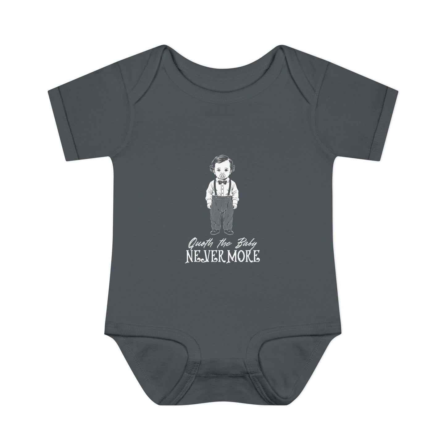 Little Edgar Words Infant Onesie