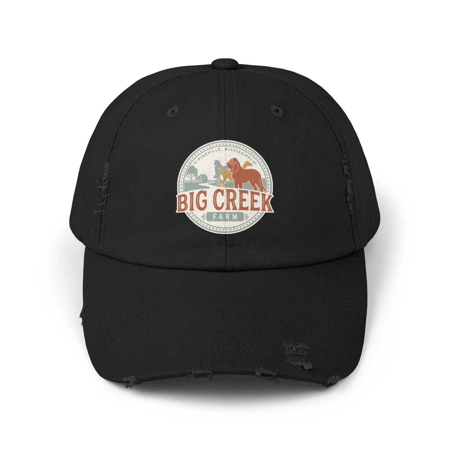 Big Creek Farm Unisex Distressed Cap
