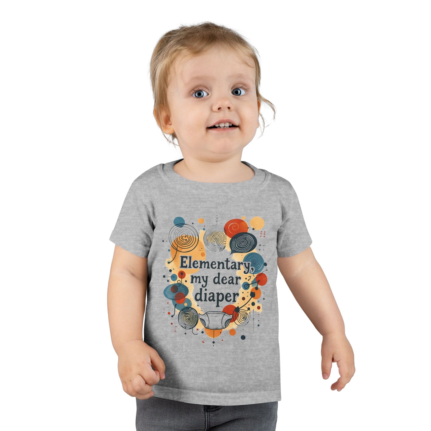 Elementary, My Dear Diaper Toddler Tee