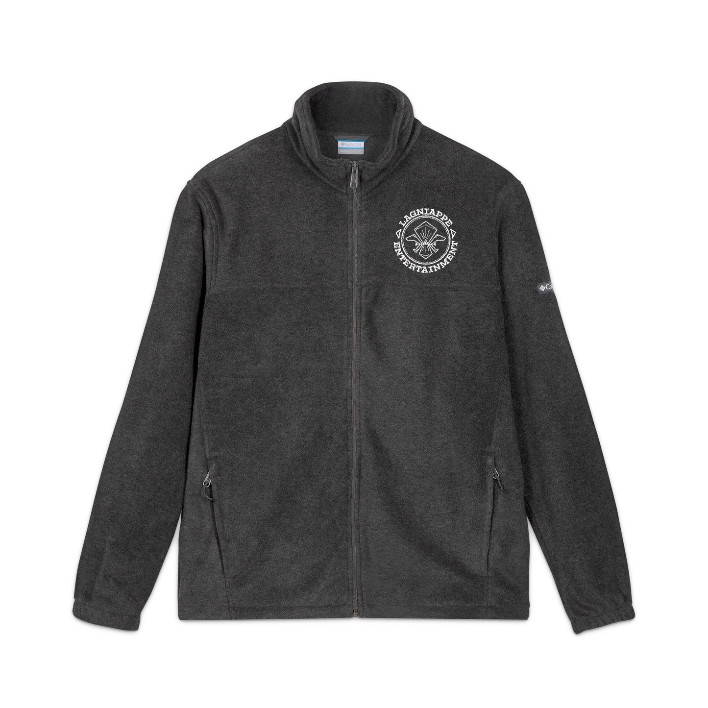 LE Embroidered Logo Columbia Fleece Full-Zip Jacket