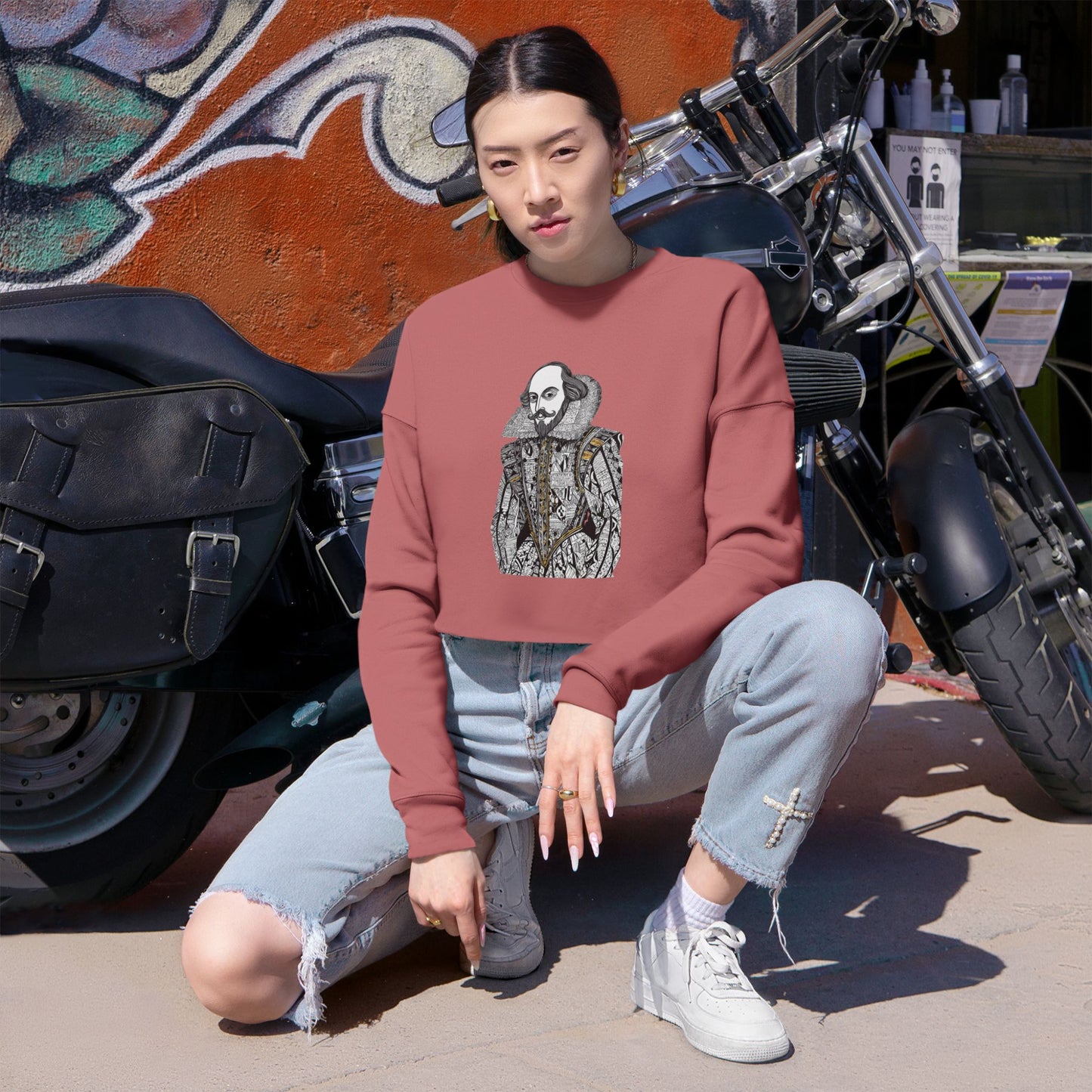 The Bard Cropped Sweatshirt