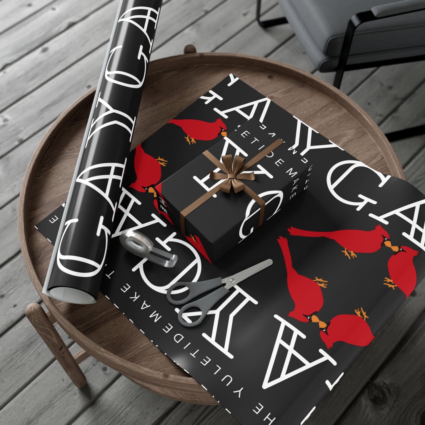 Make the Yuletide Gay Gift Wrap Paper