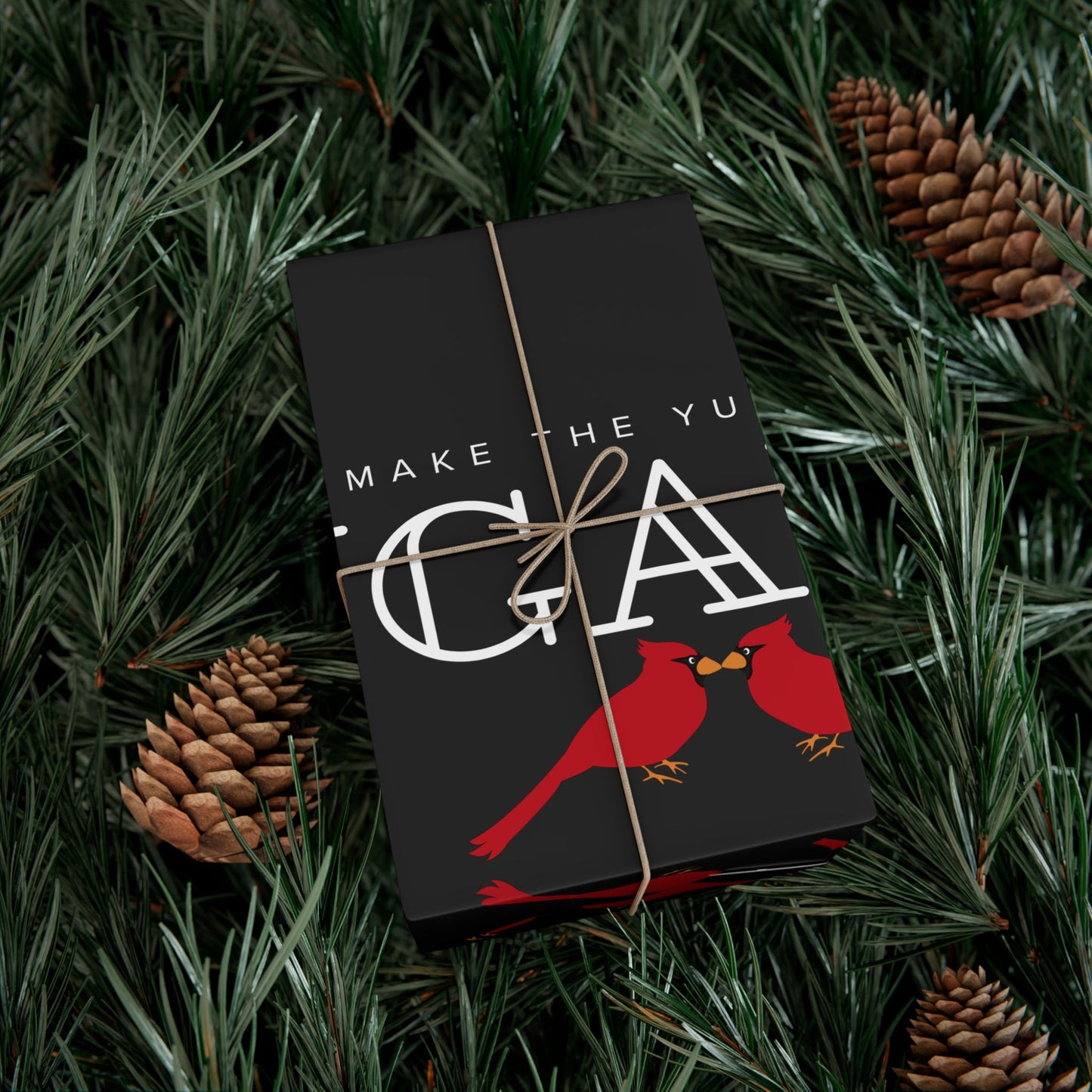 Make the Yuletide Gay Gift Wrap Paper