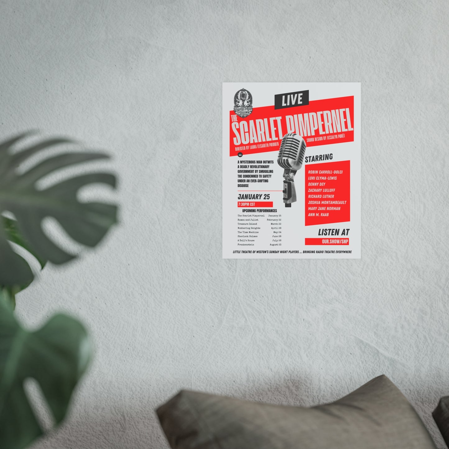 2026 SNP Scarlet Pimpernel Poster