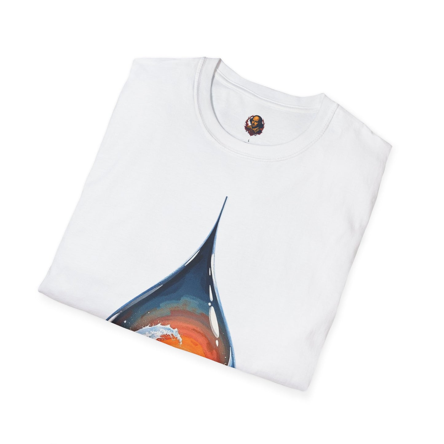 Raging Sea Trapped Inside a Raindrop Unisex Tee