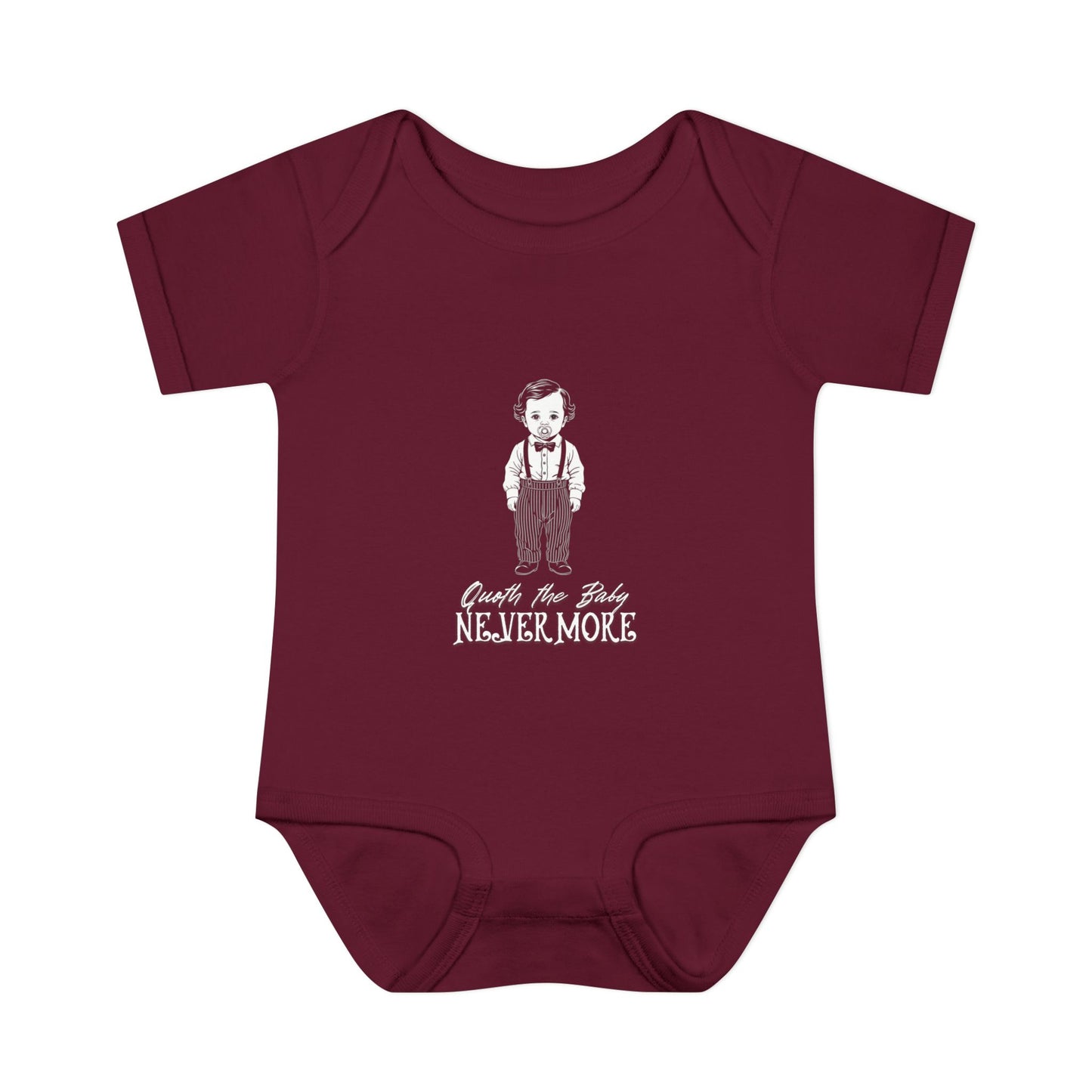 Little Edgar Words Infant Onesie