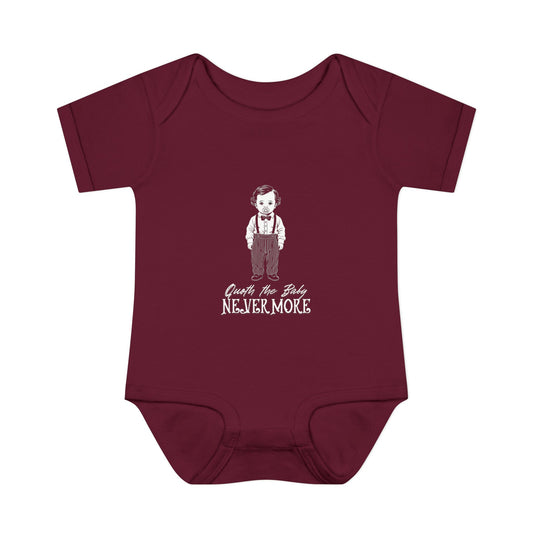 Little Edgar Words Infant Onesie