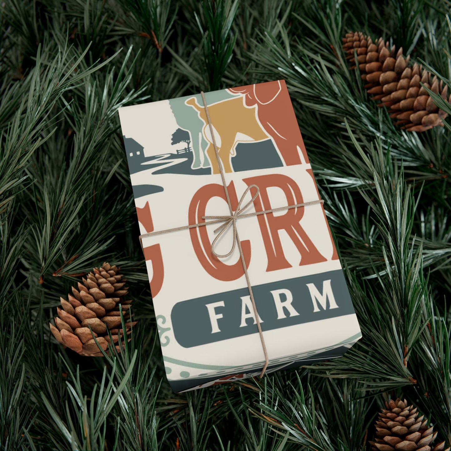 Big Creek Farm Gift Wrap Paper
