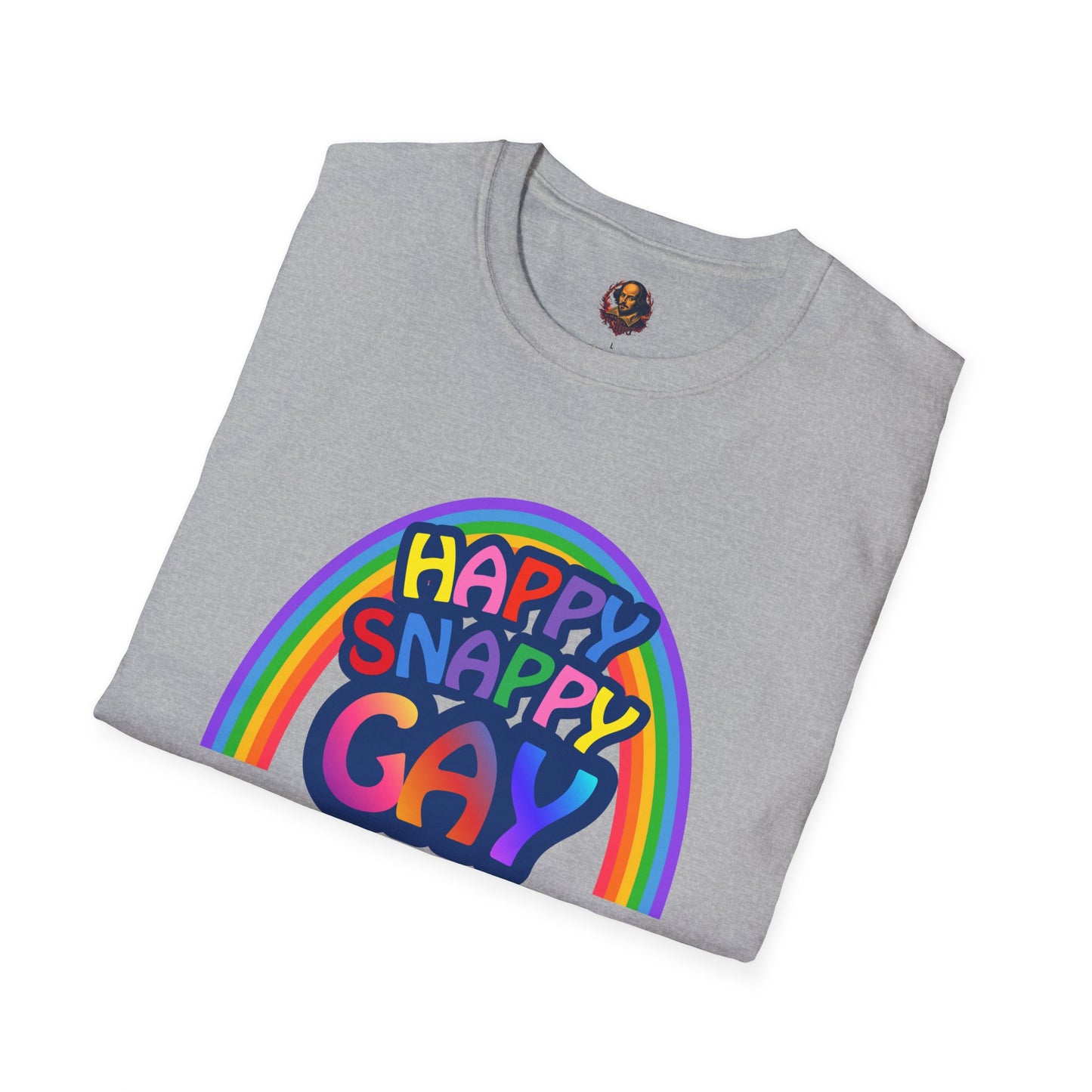 Happy Snappy Gay Rainbow Unisex Tee