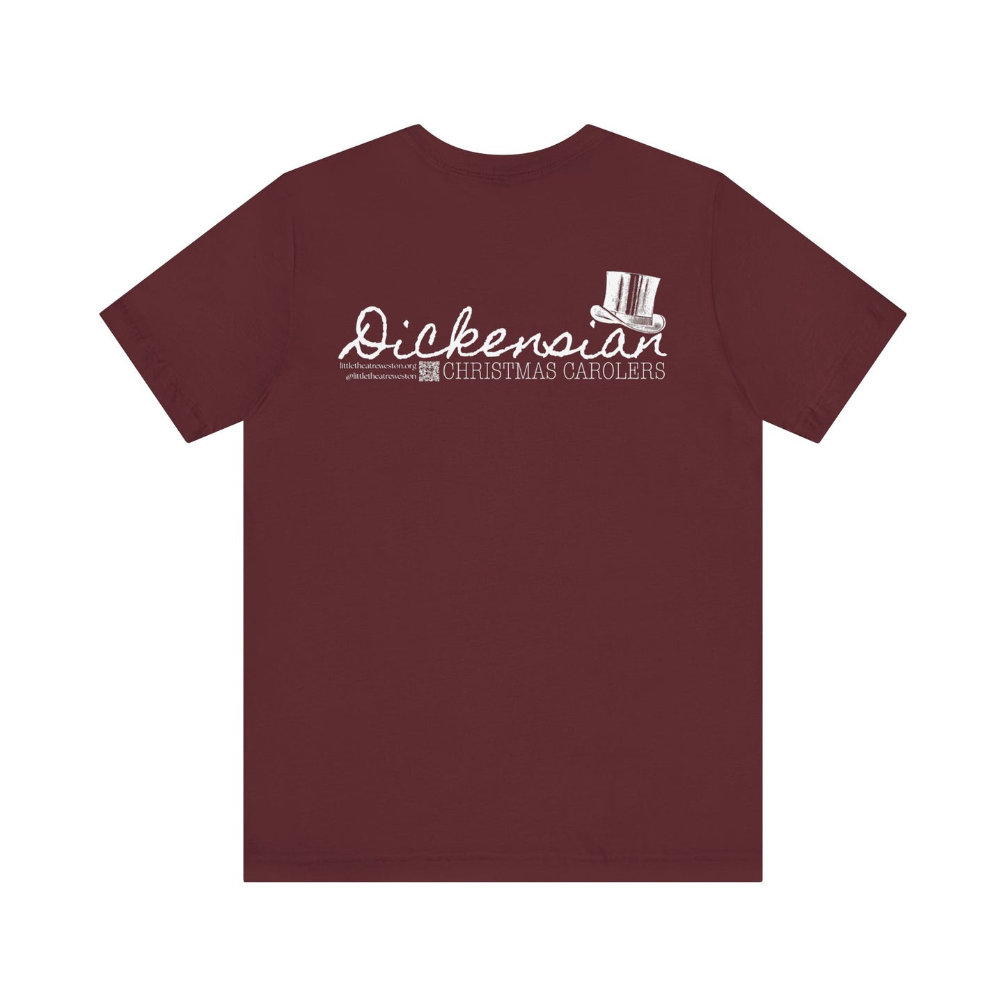 Dickensian Christmas Carolers Unisex Tee