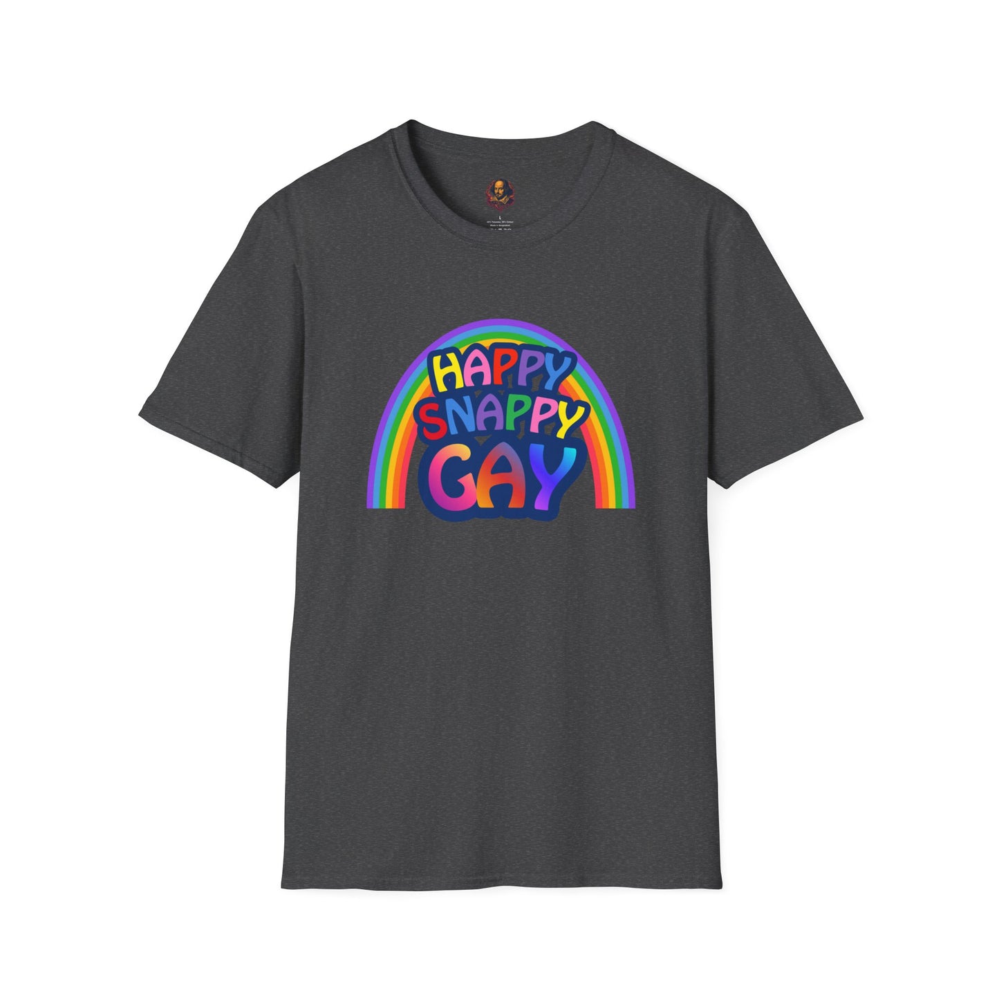 Happy Snappy Gay Rainbow Unisex Tee