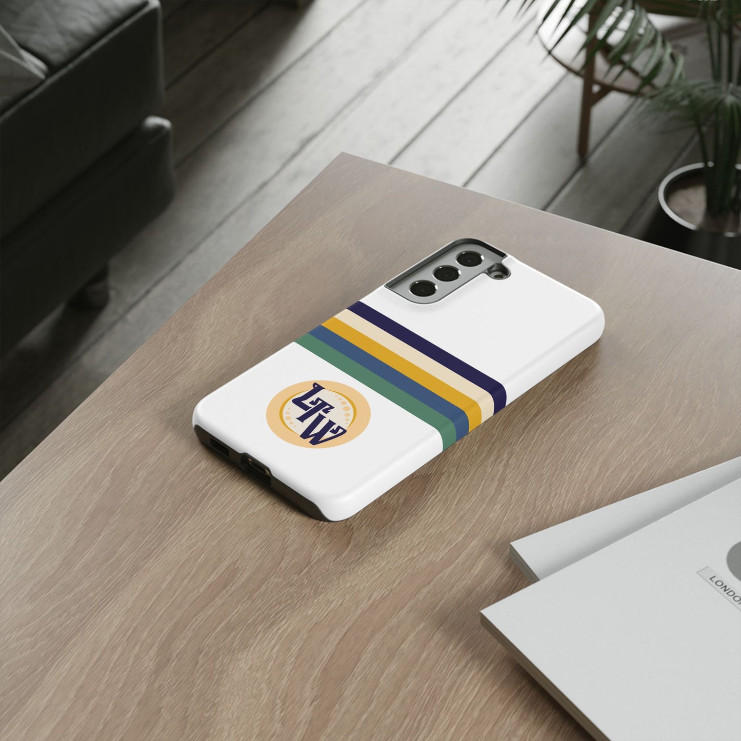 LTW Color Stripe and Monogram Tough Phone Case - Samsung