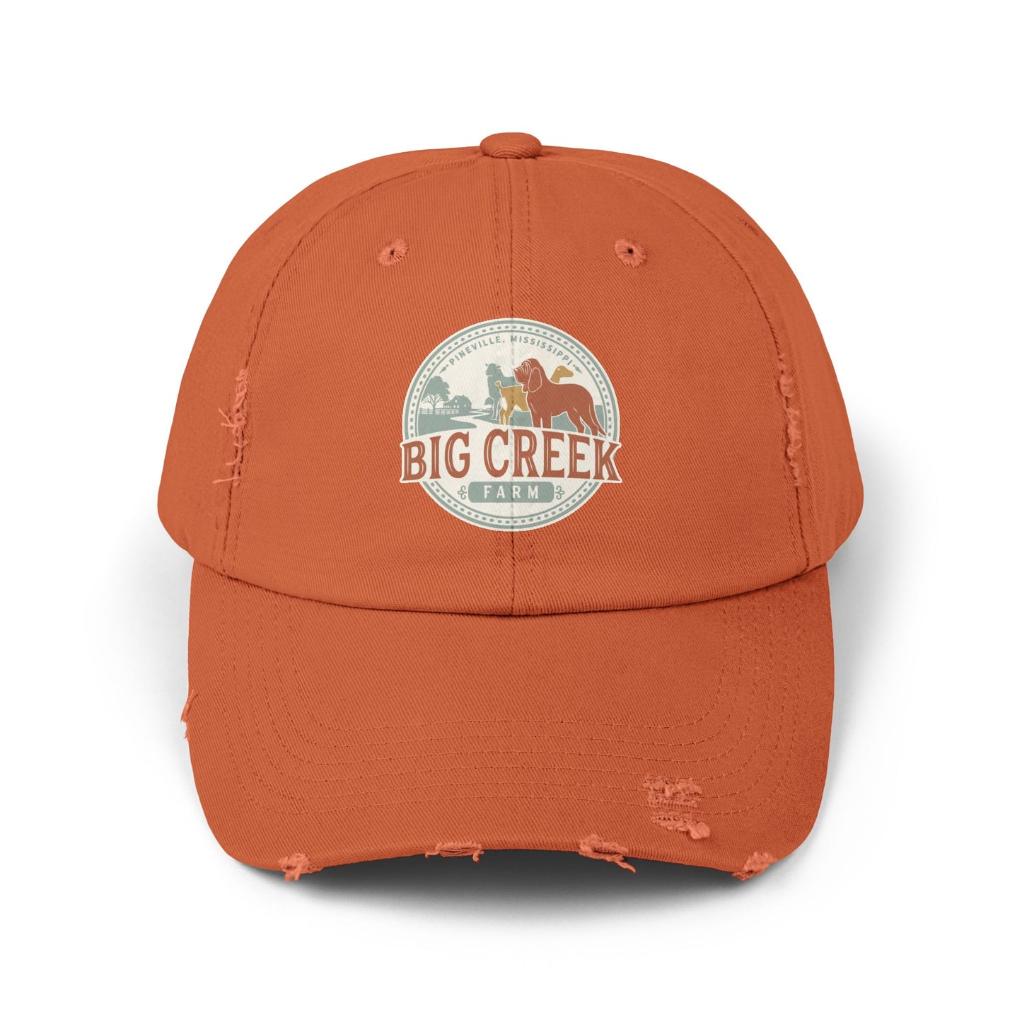 Big Creek Farm Unisex Distressed Cap