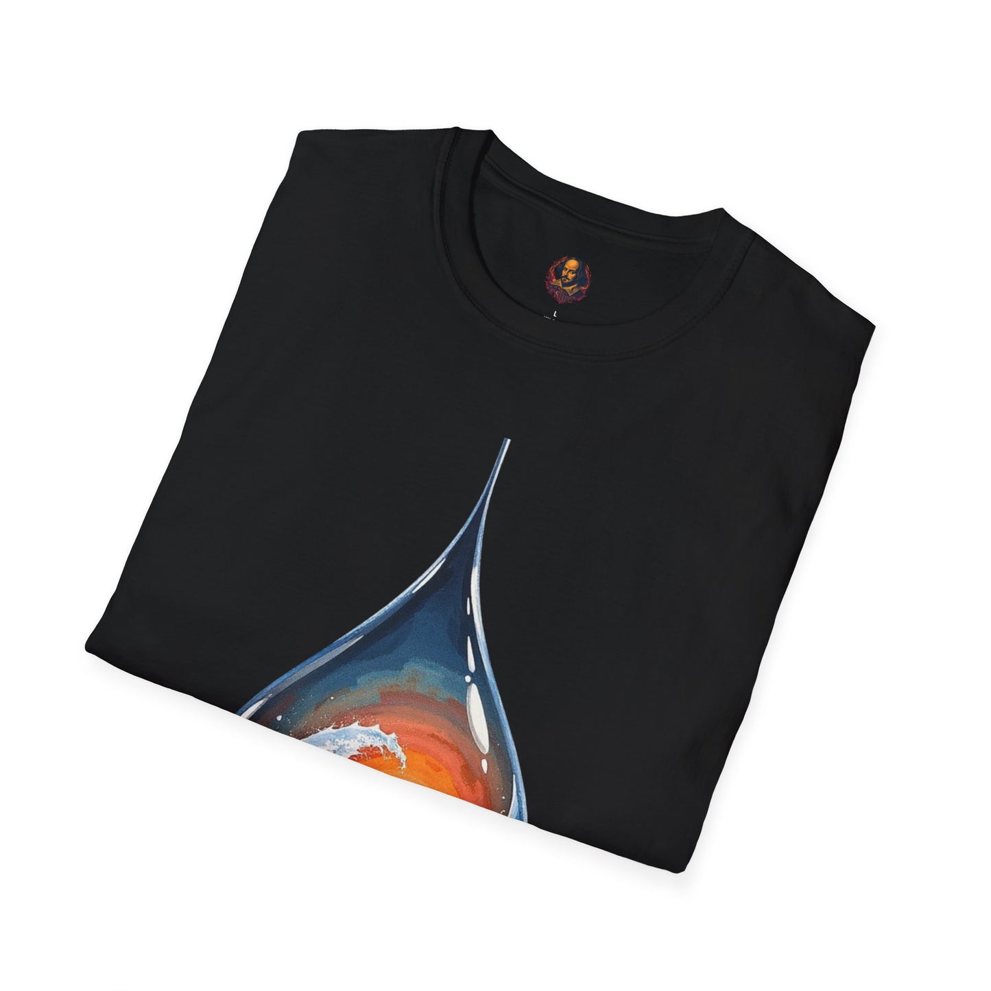Raging Sea Trapped Inside a Raindrop Unisex Tee